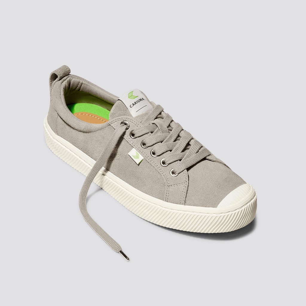 OCA LOW Cariuma Low Top Daim Grise Femme | EEH-5365121